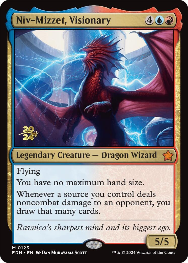 Niv-Mizzet, Visionary (123) (Prerelease Cards) - PokeBox USA