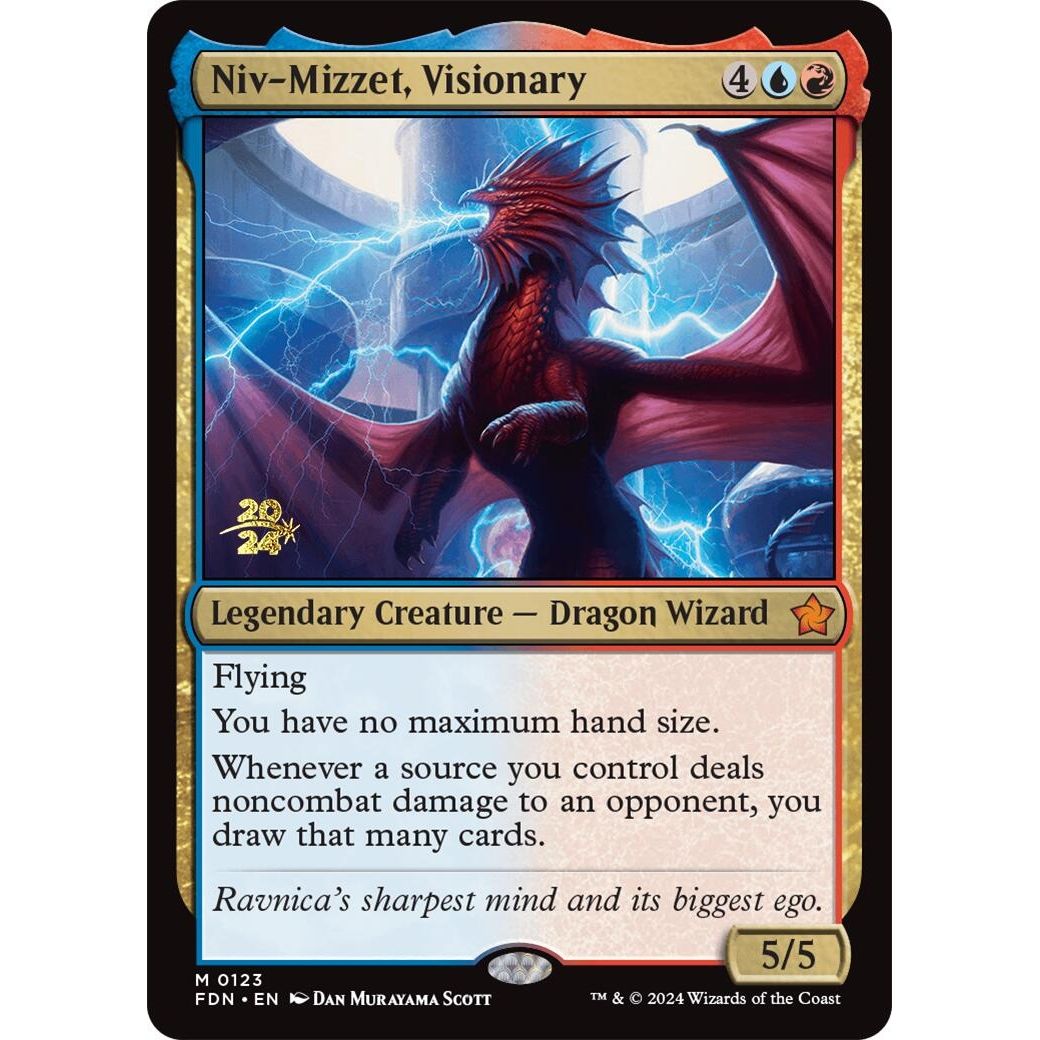 Niv-Mizzet, Visionary (123) (Prerelease Cards) - PokeBox USA