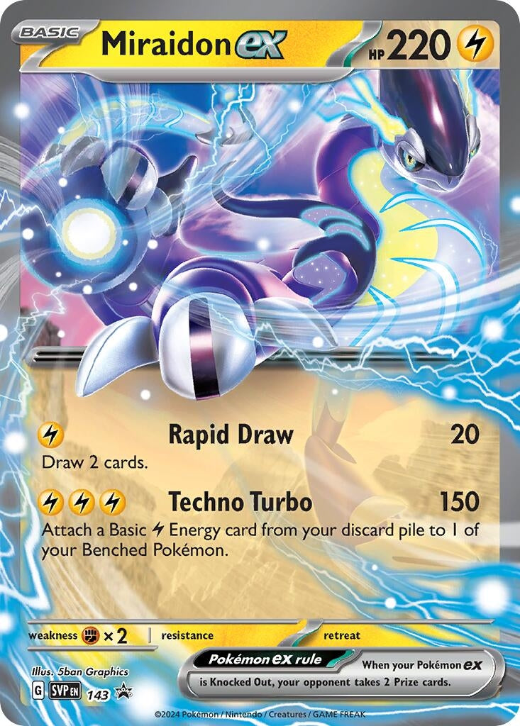 Image for Miraidon ex - 143 (143) (SV: Scarlet & Violet Promo Cards) (SVP) - Pokemon