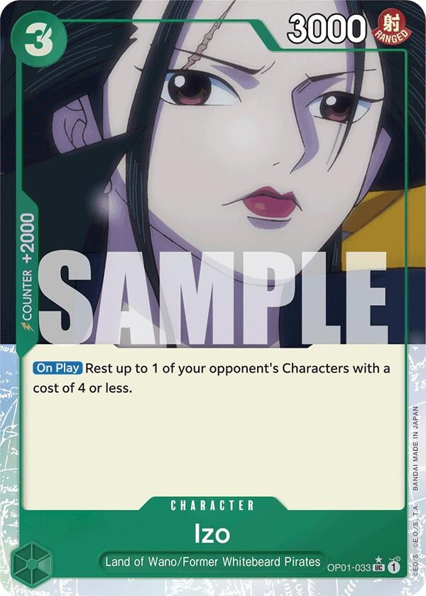 Image for Izo (OP01-033) (Full Art) (OP01-033) (Premium Booster -The Best-) (PRB-01) - One Piece Card Game
