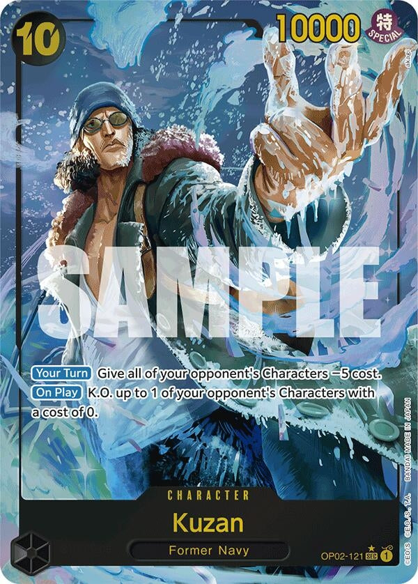 Image for Kuzan (OP02-121) (Alternate Art) (OP02-121) (Premium Booster -The Best-) (PRB-01) - One Piece Card Game