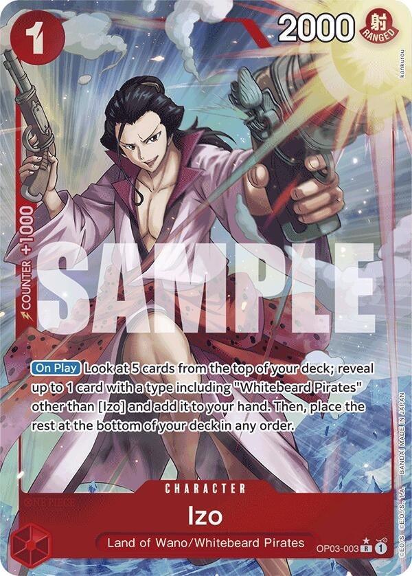 Image for Izo (OP03-003) (Full Art) (OP03-003) (Premium Booster -The Best-) (PRB-01) - One Piece Card Game