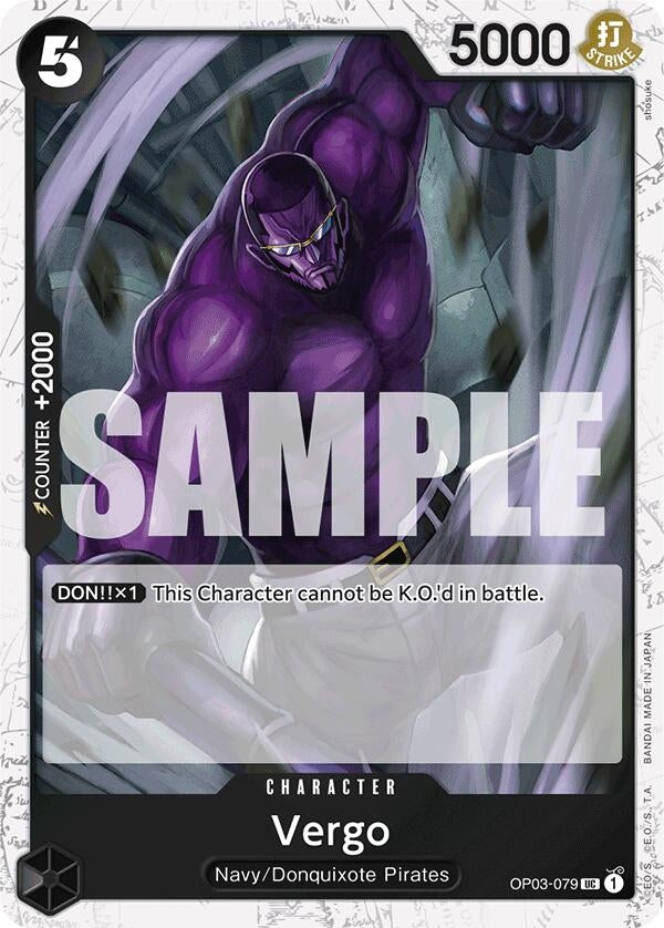 Image for Vergo (Jolly Roger Foil) (OP03-079) (Premium Booster -The Best-) (PRB-01) - One Piece Card Game
