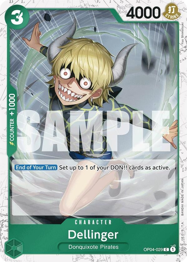 Image for Dellinger (Jolly Roger Foil) (OP04-029) (Premium Booster -The Best-) (PRB-01) - One Piece Card Game