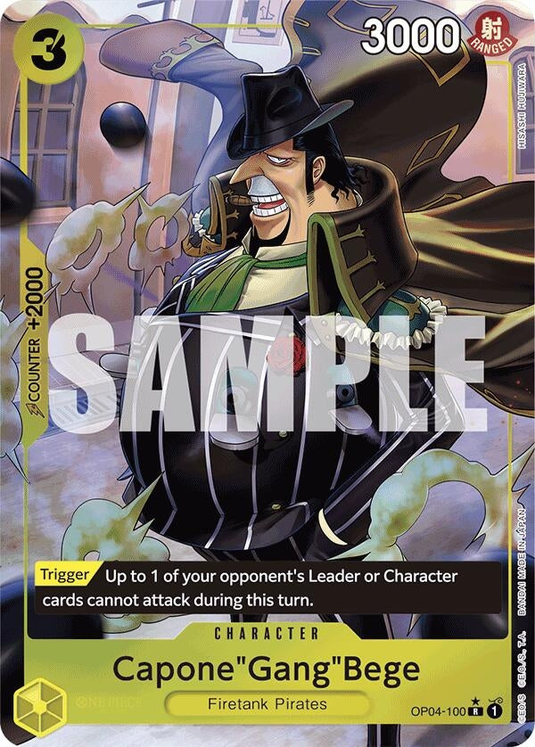 Image for Capone"Gang"Bege (OP04-100) (Full Art) (OP04-100) (Premium Booster -The Best-) (PRB-01) - One Piece Card Game