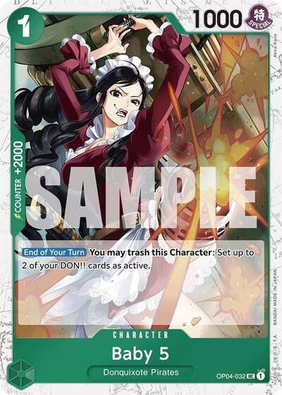 Image for Baby 5 (OP04-032) (Jolly Roger Foil) (OP04-032) (Premium Booster -The Best-) (PRB-01) - One Piece Card Game