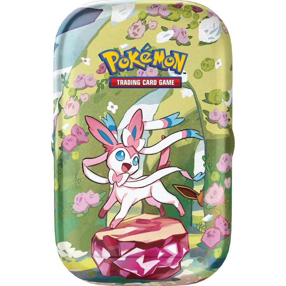 POKÉMON TCG Scarlet & Violet Prismatic Evolutions Mini Tin (Sylveon) - PokeBox USA