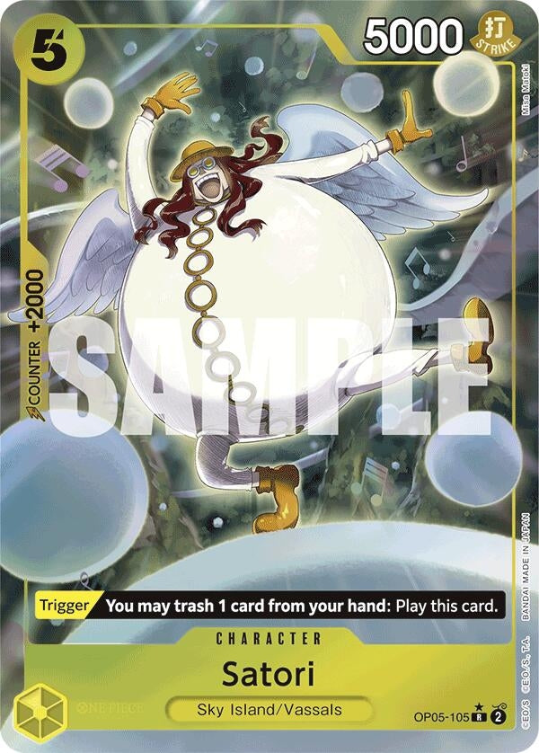 Image for Satori (Full Art) (OP05-105) (Premium Booster -The Best-) (PRB-01) - One Piece Card Game
