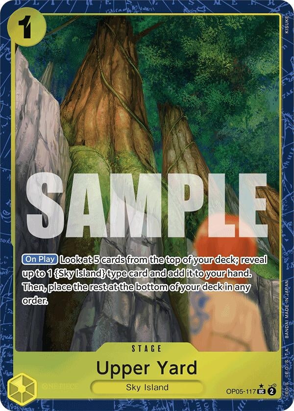 Image for Upper Yard (Alternate Art) (OP05-117) (Premium Booster -The Best-) (PRB-01) - One Piece Card Game