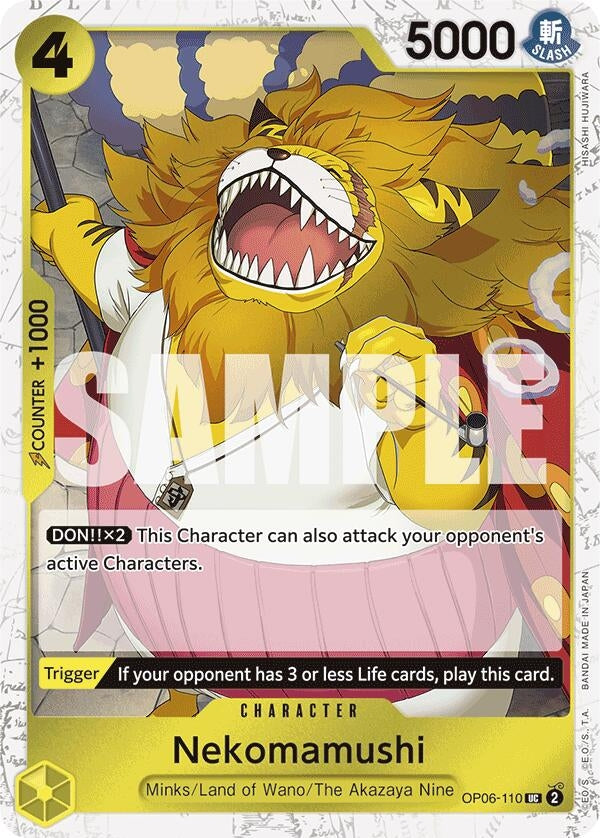 Image for Nekomamushi (Jolly Roger Foil) (OP06-110) (Premium Booster -The Best-) (PRB-01) - One Piece Card Game