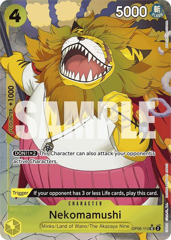 Image for Nekomamushi (Full Art) (OP06-110) (Premium Booster -The Best-) (PRB-01) - One Piece Card Game