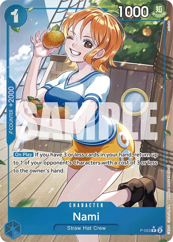Image for Nami (P-053) (Full Art) (P-053) (Premium Booster -The Best-) (PRB-01) - One Piece Card Game