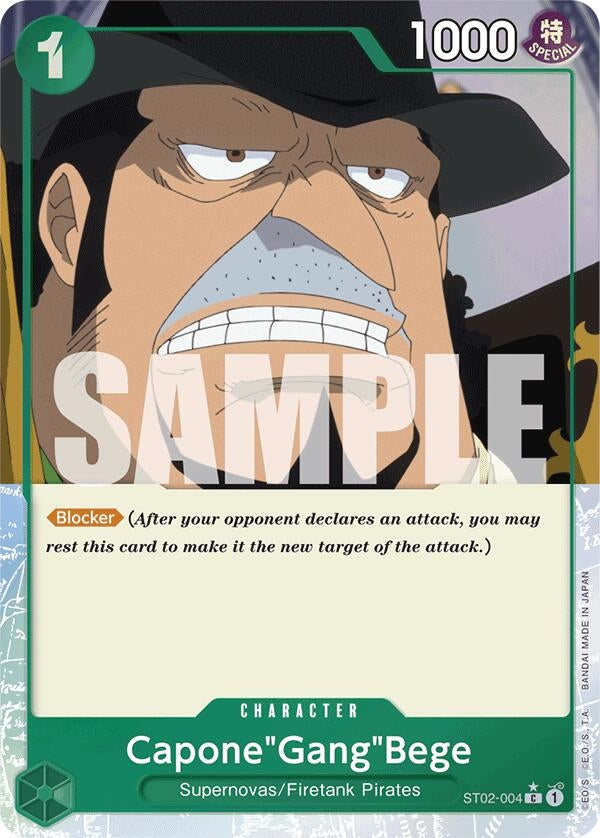 Image for Capone"Gang"Bege (ST02-004) (Full Art) (ST02-004) (Premium Booster -The Best-) (PRB-01) - One Piece Card Game