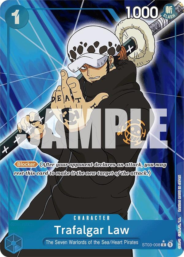 Image for Trafalgar Law (ST03-008) (Full Art) (ST03-008) (Premium Booster -The Best-) (PRB-01) - One Piece Card Game