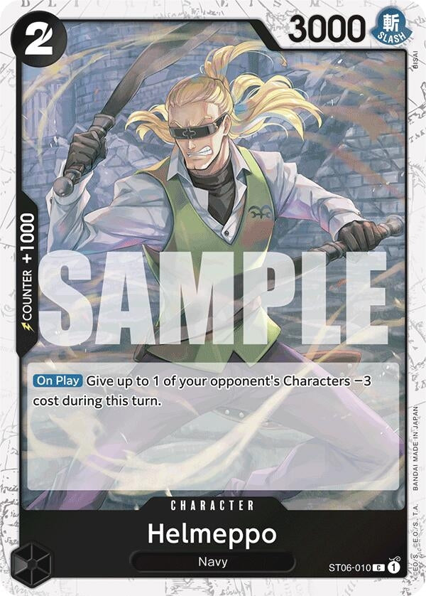 Image for Helmeppo (Jolly Roger Foil) (ST06-010) (Premium Booster -The Best-) (PRB-01) - One Piece Card Game