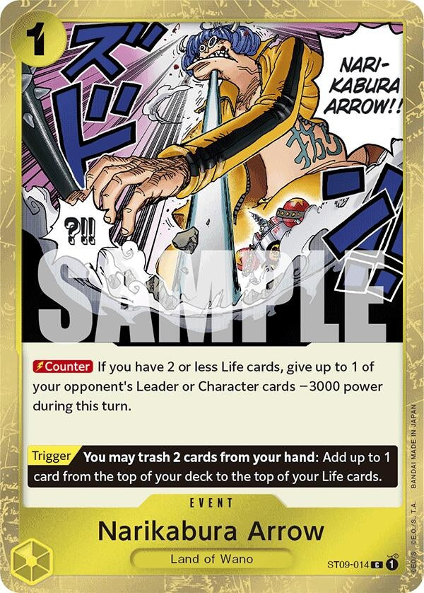 Image for Narikabura Arrow (Jolly Roger Foil) (ST09-014) (Premium Booster -The Best-) (PRB-01) - One Piece Card Game