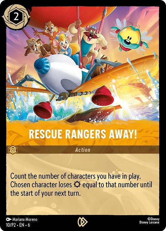 Image for Rescue Rangers Away! (10) (Disney Lorcana Promo Cards) (DLPC) - Disney Lorcana