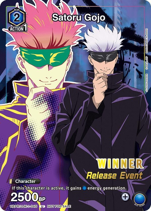 Image for Satoru Gojo (Release Event Winner) (UEPR/JJK-1-045) (UE03BT: Jujutsu Kaisen Release Event Cards) (UE03BT_RE) - Union Arena
