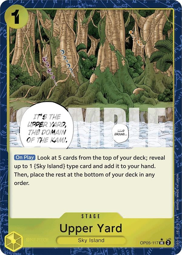 Image for Upper Yard (Textured Foil) (OP05-117) (Premium Booster -The Best-) (PRB-01) - One Piece Card Game