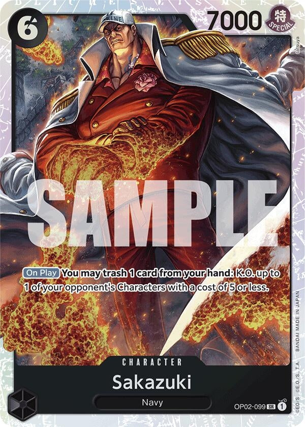 Image for Sakazuki (Reprint) (OP02-099) (Premium Booster -The Best-) (PRB-01) - One Piece Card Game