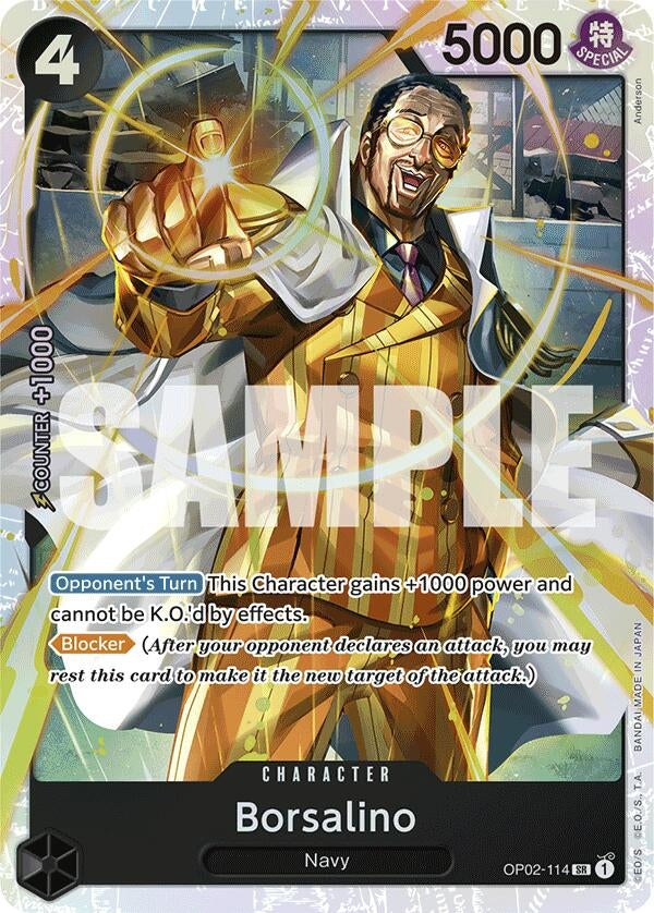 Borsalino (Reprint) (OP02-114) (Premium Booster -The Best-)
