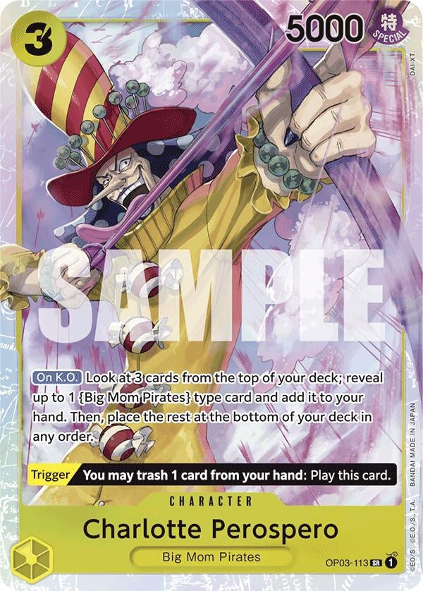 Image for Charlotte Perospero (Reprint) (OP03-113) (Premium Booster -The Best-) (PRB-01) - One Piece Card Game