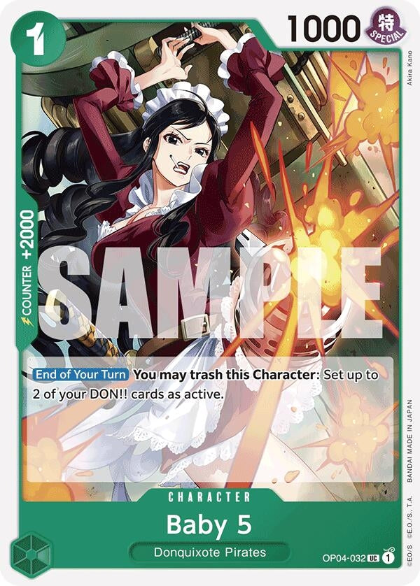 Image for Baby 5 (OP04-032) (Reprint) (OP04-032) (Premium Booster -The Best-) (PRB-01) - One Piece Card Game
