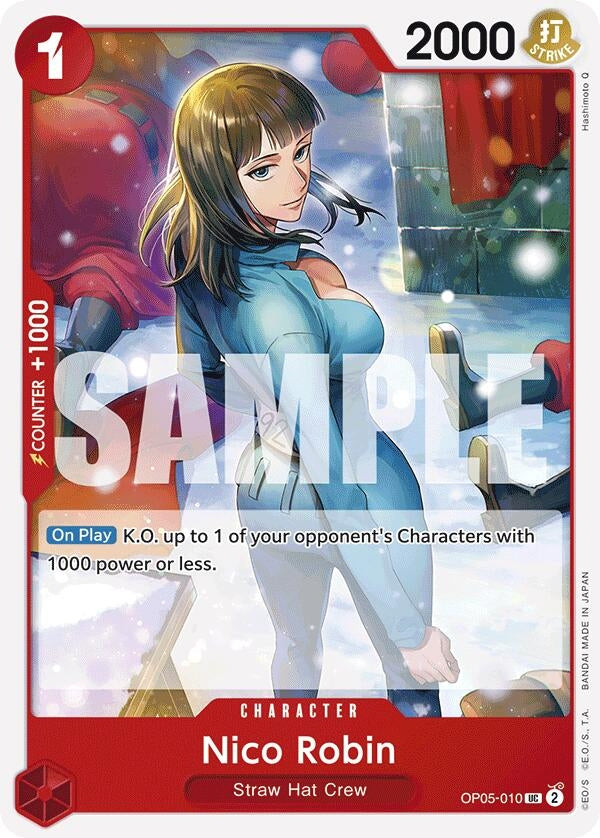 Image for Nico Robin (Reprint) (OP05-010) (Premium Booster -The Best-) (PRB-01) - One Piece Card Game