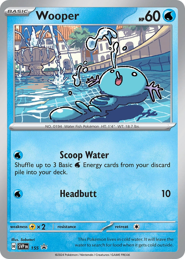 Image for Wooper - 155 (155) (SV: Scarlet & Violet Promo Cards) (SVP) - Pokemon