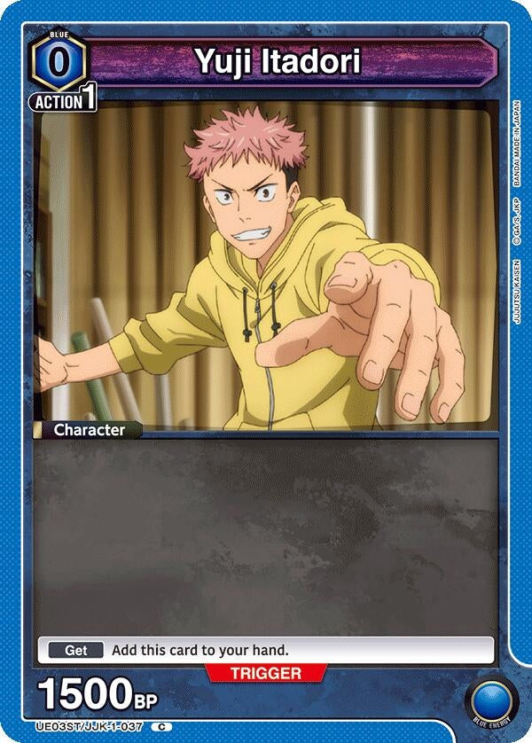Image for Yuji Itadori (037) (UE03ST/JJK-1-037) (UE03ST: Jujutsu Kaisen Starter Deck) (UE03ST) - Union Arena