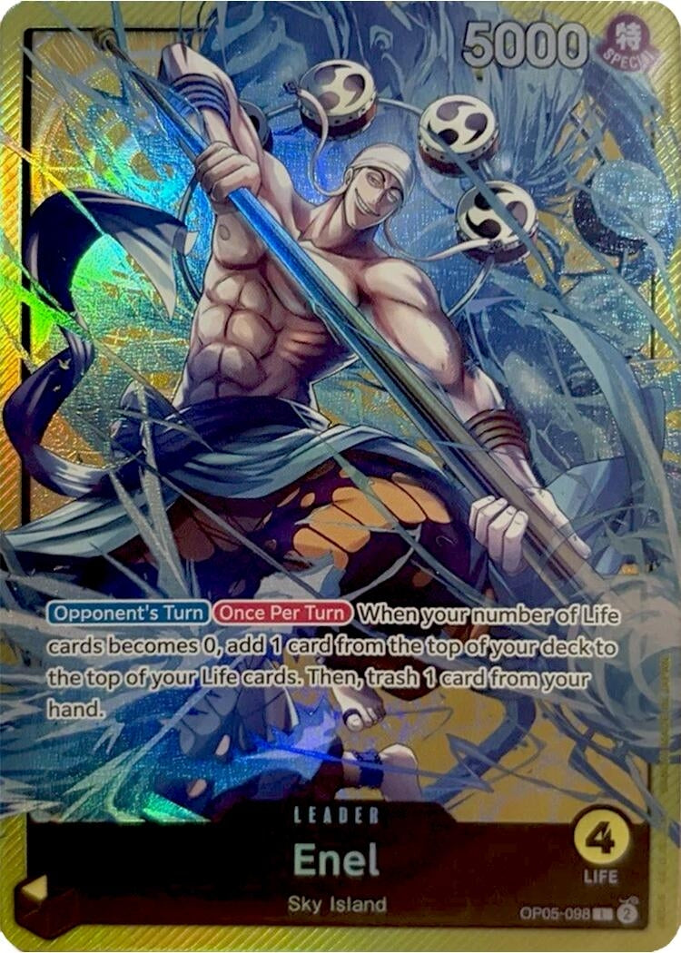 Image for Enel (Sound Loader Vol. 2) (OP05-098) (One Piece Promotion Cards) (OP-PR) - One Piece Card Game