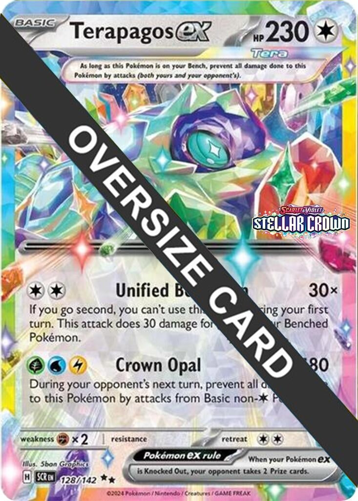 Image for Terapagos ex (128/142) (Jumbo Cards) (PR) - Pokemon
