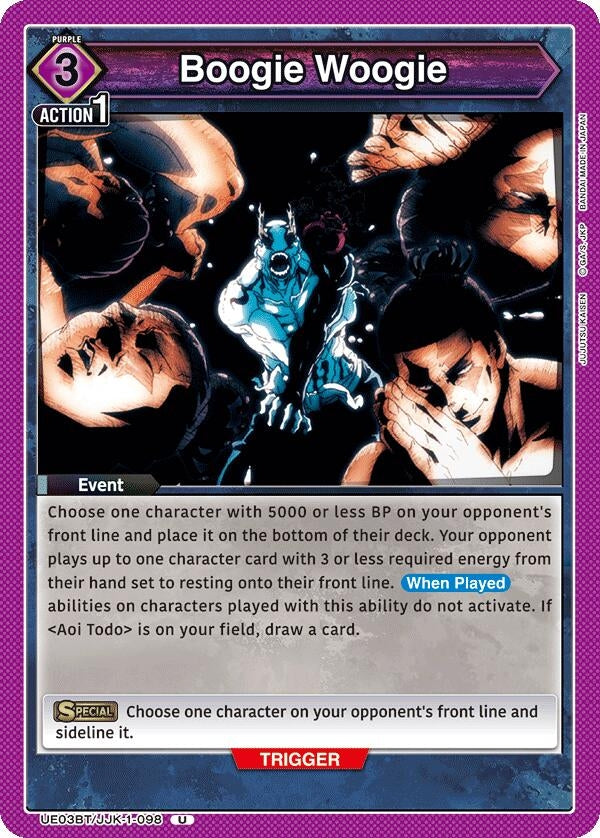 Image for Boogie Woogie (UE03BT/JJK-1-098) (UE03BT: Jujutsu Kaisen) (UE03BT) - Union Arena
