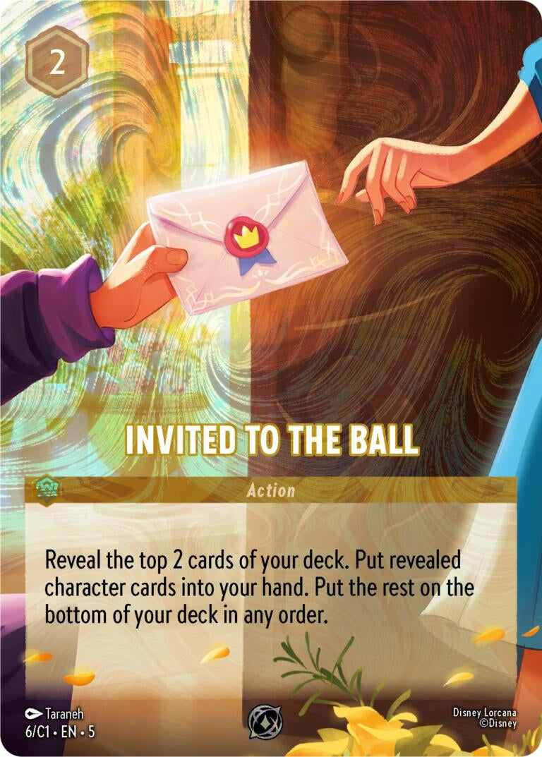 Image for Invited to the Ball (6) (Disney Lorcana Promo Cards) (DLPC) - Disney Lorcana