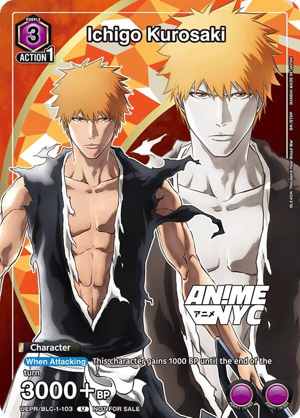 Image for Ichigo Kurosaki (Anime NYC) (UEPR/BLC-1-103) (Union Arena Promotion Cards) (UEPR) - Union Arena