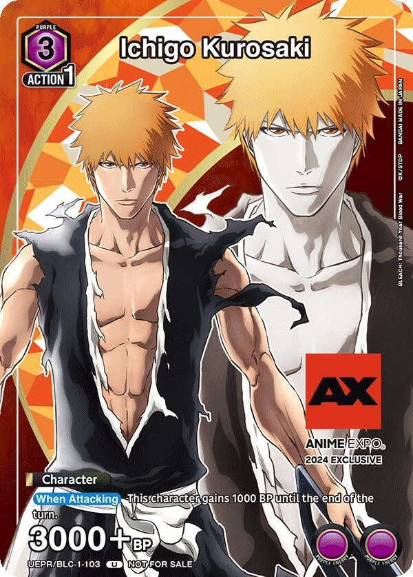 Image for Ichigo Kurosaki (Anime Expo 2024) (UEPR/BLC-1-103) (Union Arena Promotion Cards) (UEPR) - Union Arena