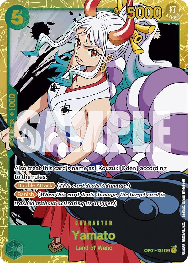 Image for Yamato (OP01-121) (Reprint) (OP01-121) (Premium Booster -The Best-) (PRB-01) - One Piece Card Game