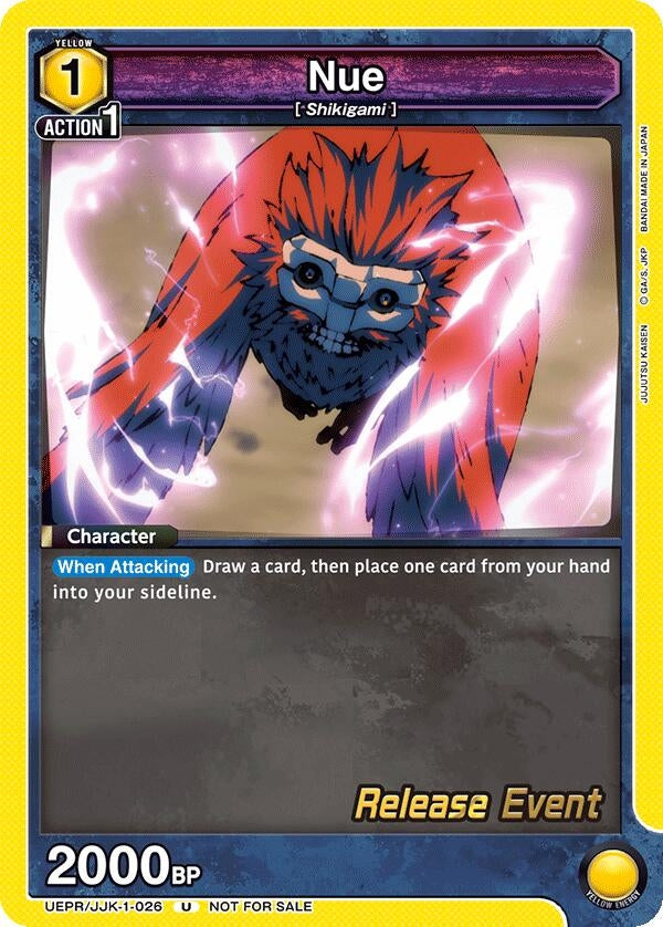Image for Nue (UEPR/JJK-1-026) (UE03BT: Jujutsu Kaisen Release Event Cards) (UE03BT_RE) - Union Arena