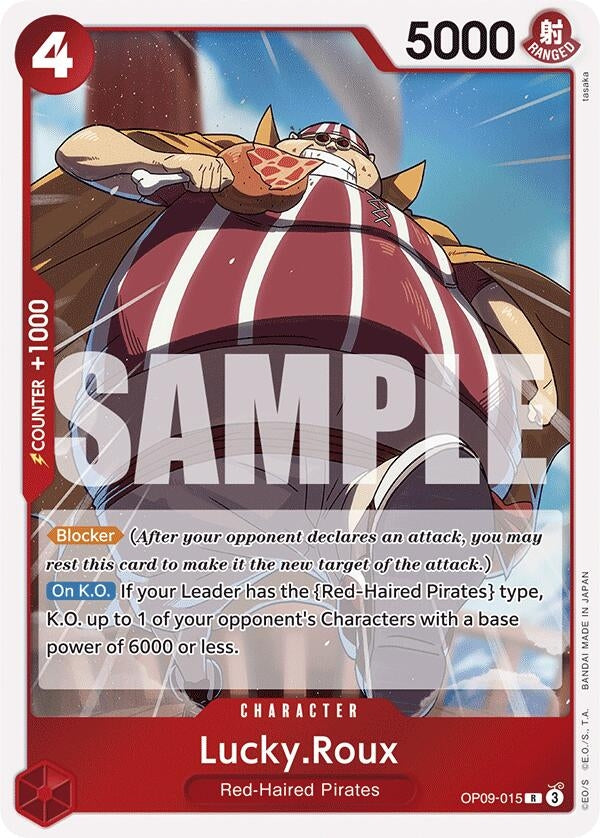 Image for Lucky.Roux (OP09-015) (Emperors in the New World) (OP09) - One Piece Card Game