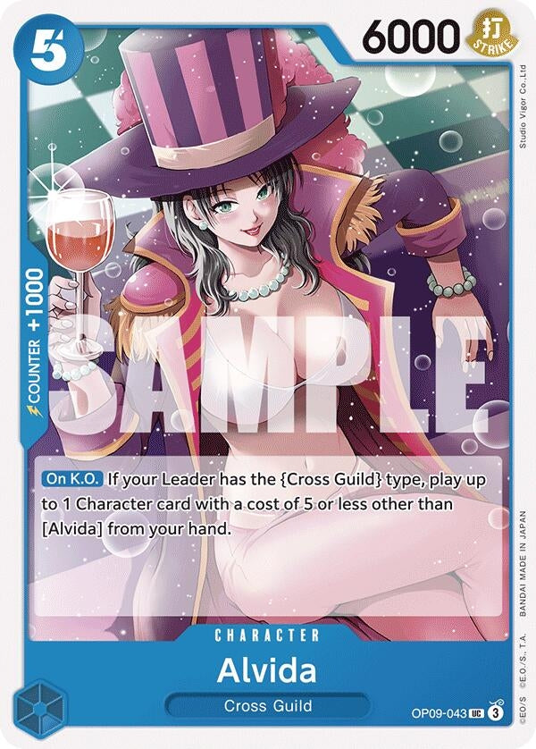 Image for Alvida (OP09-043) (Emperors in the New World) (OP09) - One Piece Card Game