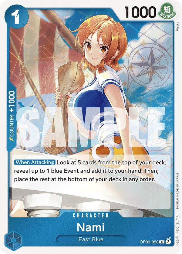 Image for Nami (050) (OP09-050) (Emperors in the New World) (OP09) - One Piece Card Game