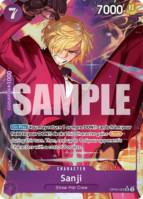 Image for Sanji (065) (Parallel) (OP09-065) (Emperors in the New World) (OP09) - One Piece Card Game