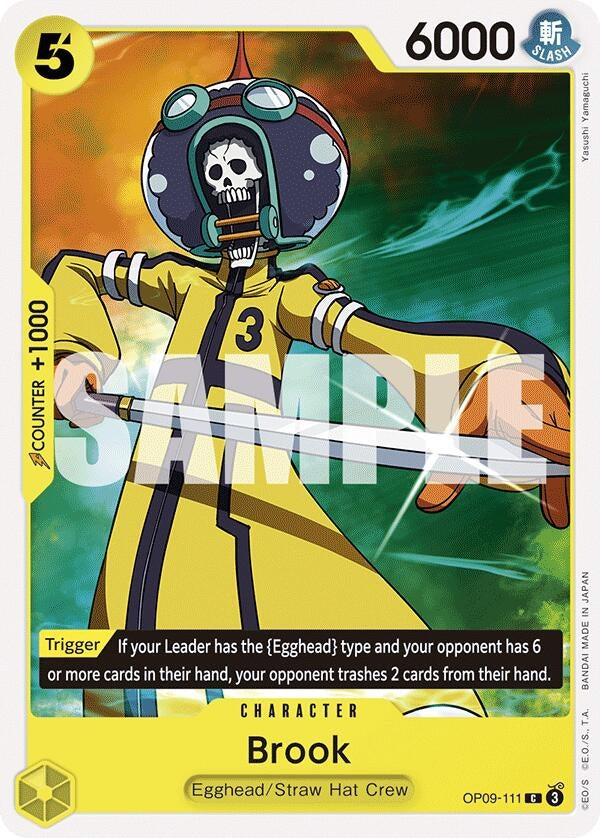 Image for Brook (111) (OP09-111) (Emperors in the New World) (OP09) - One Piece Card Game