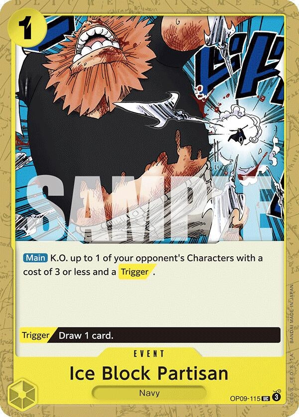 Image for Ice Block Partisan (OP09-115) (Emperors in the New World) (OP09) - One Piece Card Game