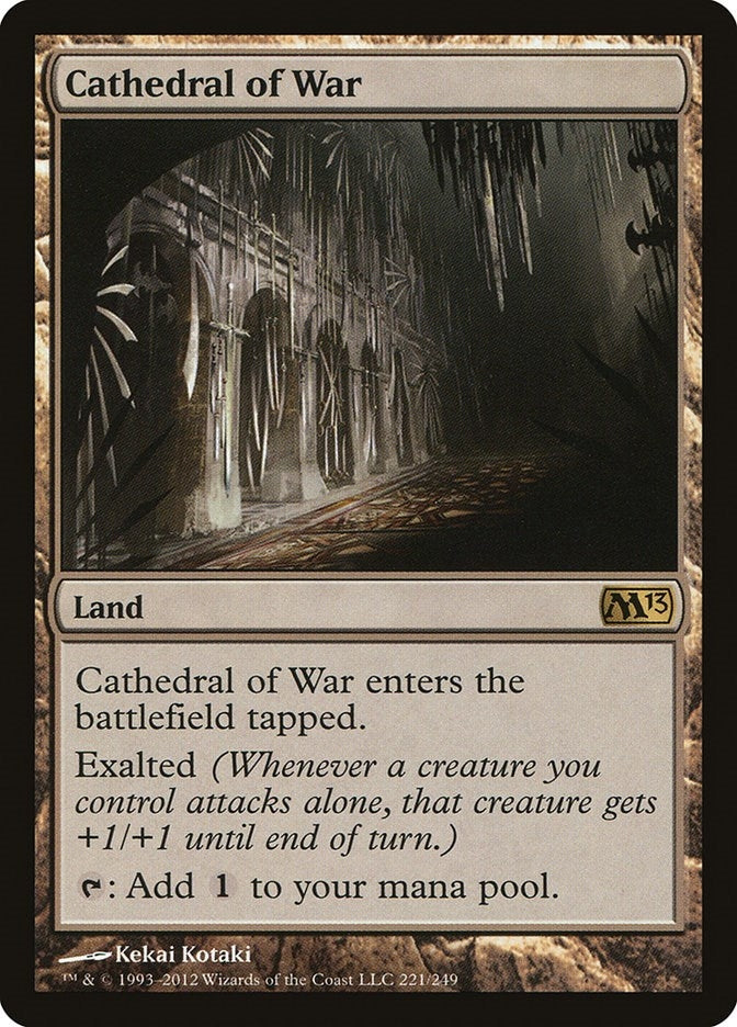 Cathedral of War (221) (Magic 2013 (M13))