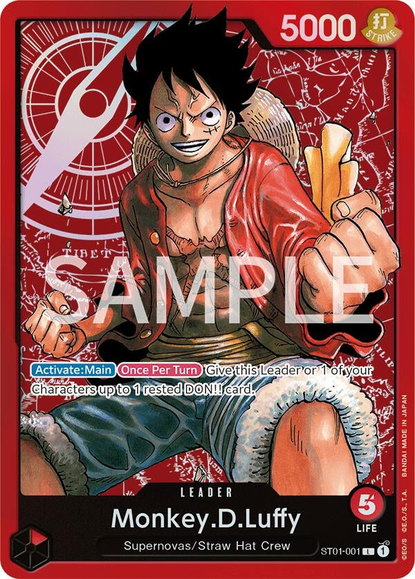 Image for Monkey.D.Luffy (ST01-001) (Revision Pack Cards) (OP-RP) - One Piece Card Game