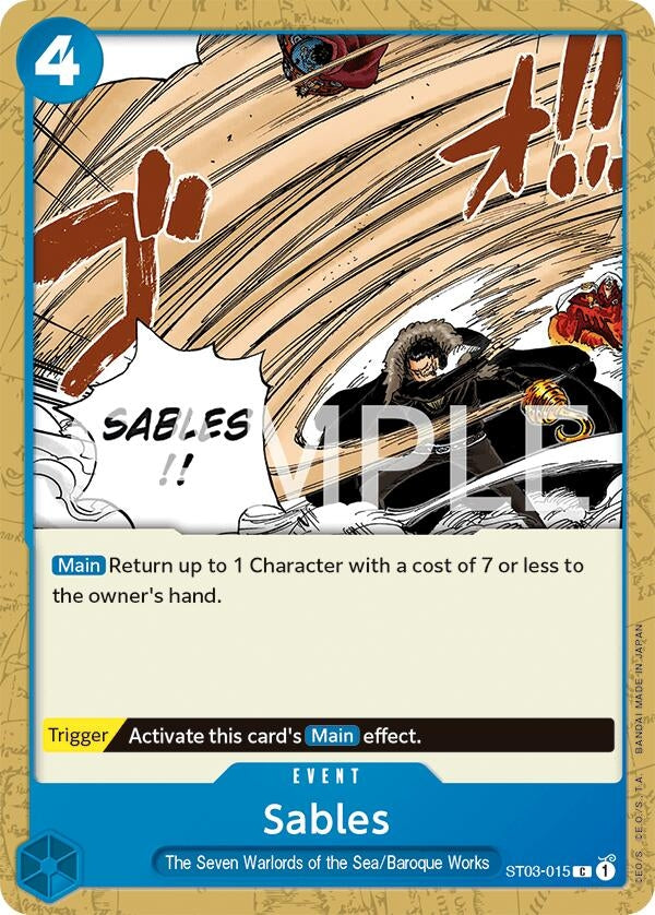 Image for Sables (ST03-015) (Revision Pack Cards) (OP-RP) - One Piece Card Game
