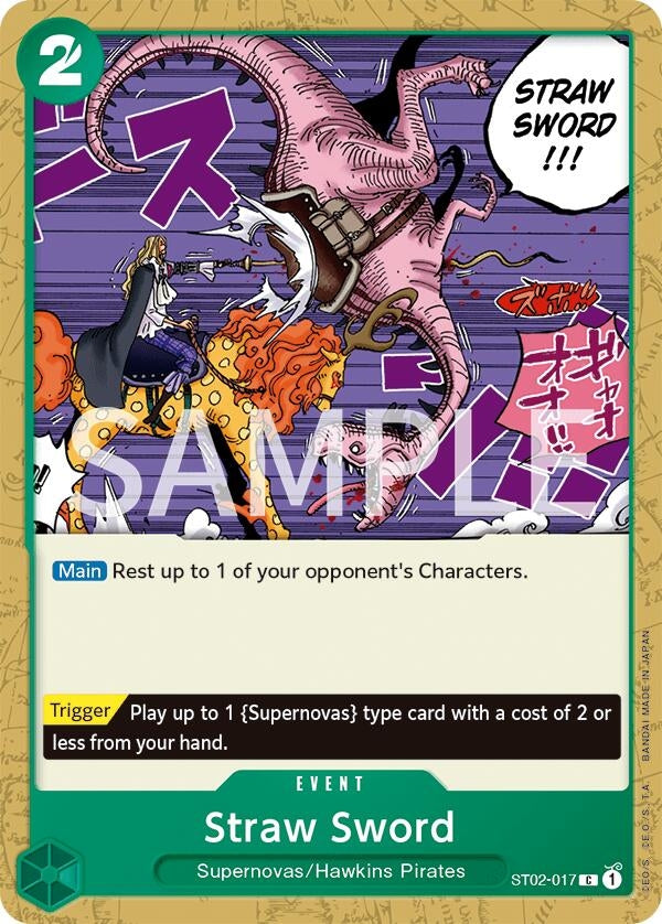 Image for Straw Sword (ST02-017) (Revision Pack Cards) (OP-RP) - One Piece Card Game