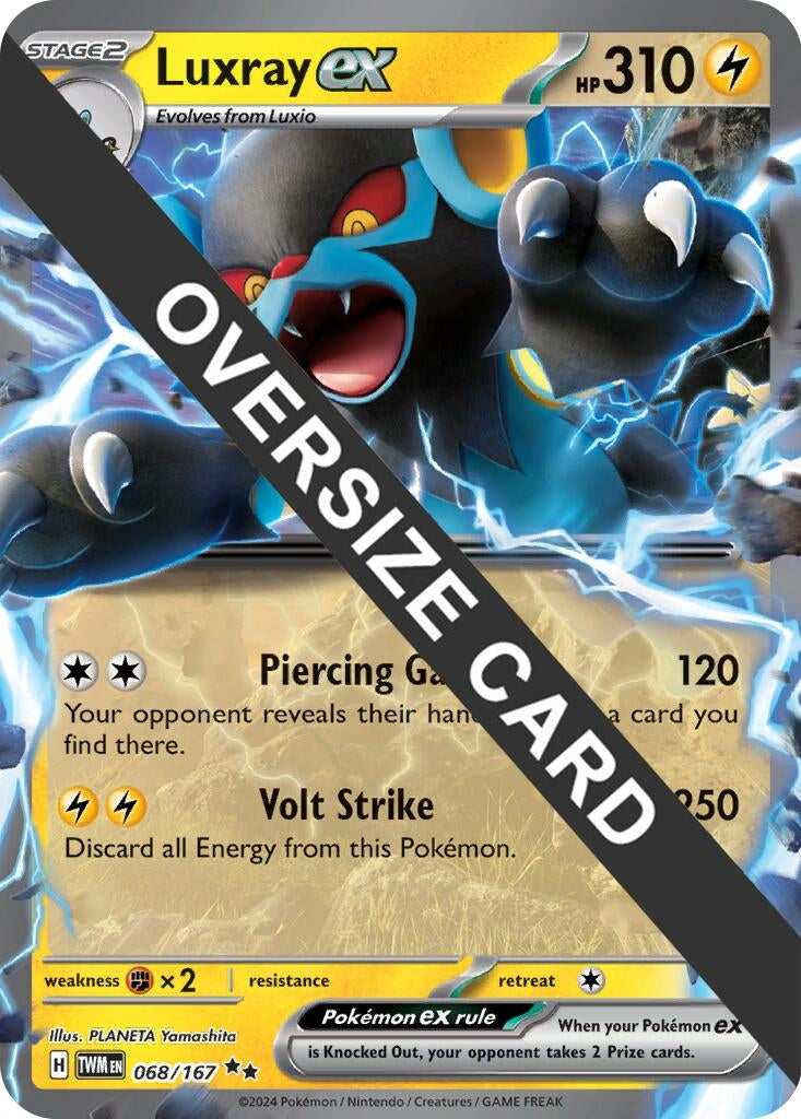 Image for Luxray ex - 068/167 (Meddling Sparks Premium Collection) (068/167) (Jumbo Cards) (PR) - Pokemon