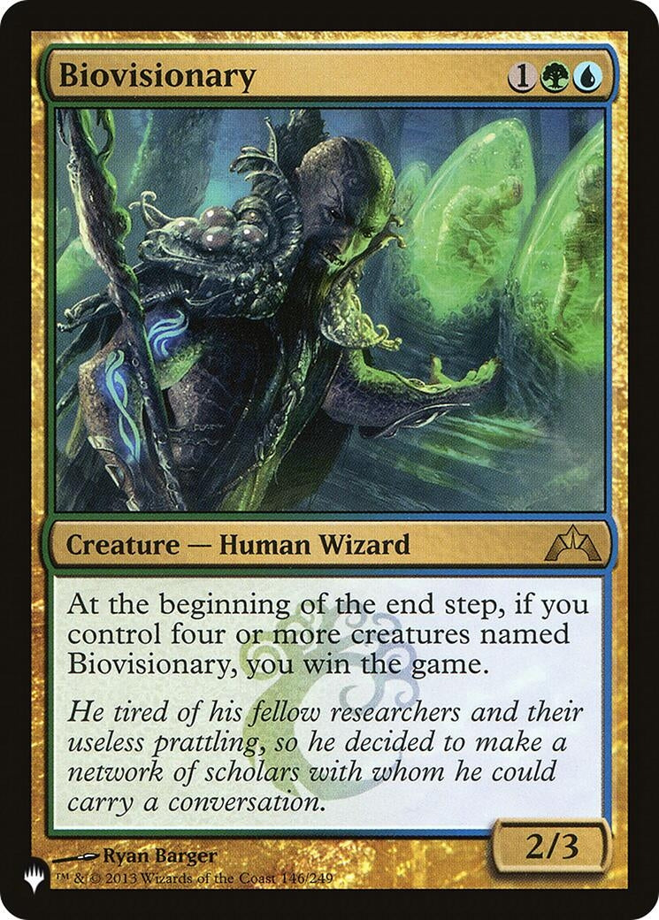 Biovisionary (146/249) (The List Reprints)